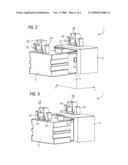 Transport housing for an electronic flat module diagram and image