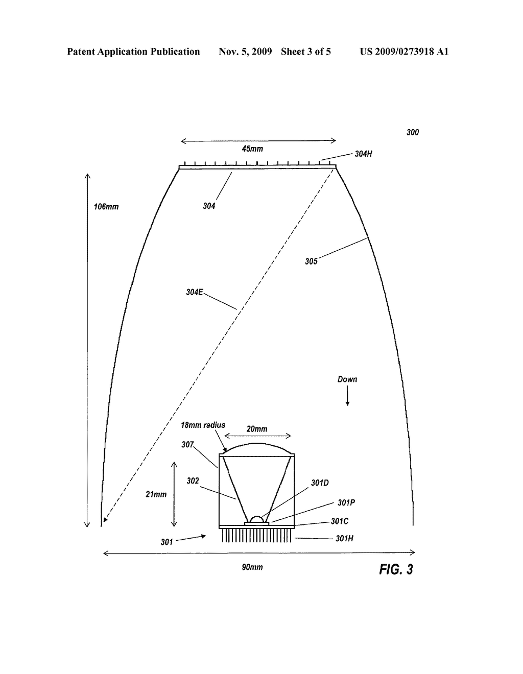 Remote-phosphor led downlight - diagram, schematic, and image 04