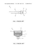 High power LED lamp with heat dissipation enhancement diagram and image