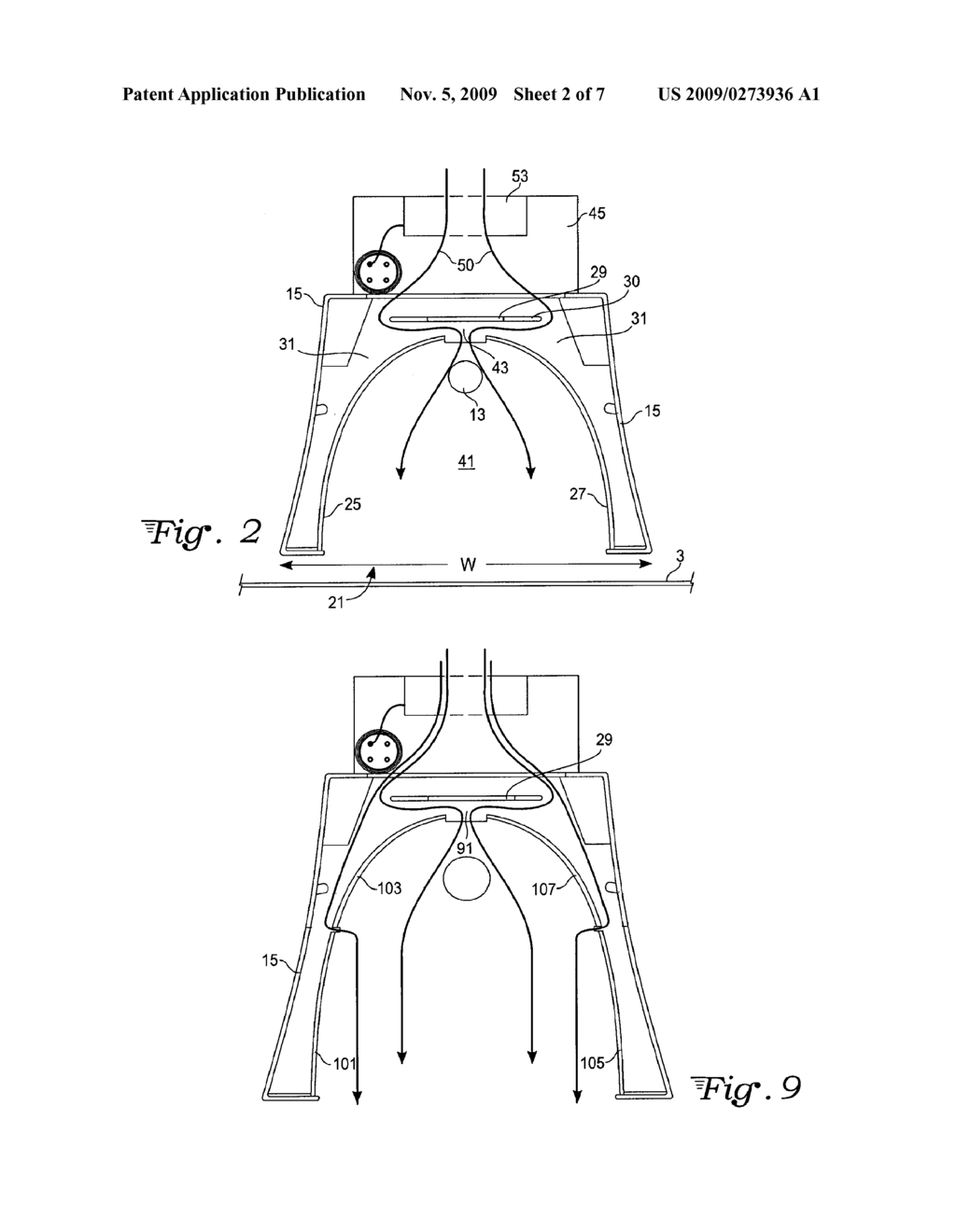 GAS COOLED REFLECTOR STRUCTURE FOR AXIAL LAMP TUBES - diagram, schematic, and image 03