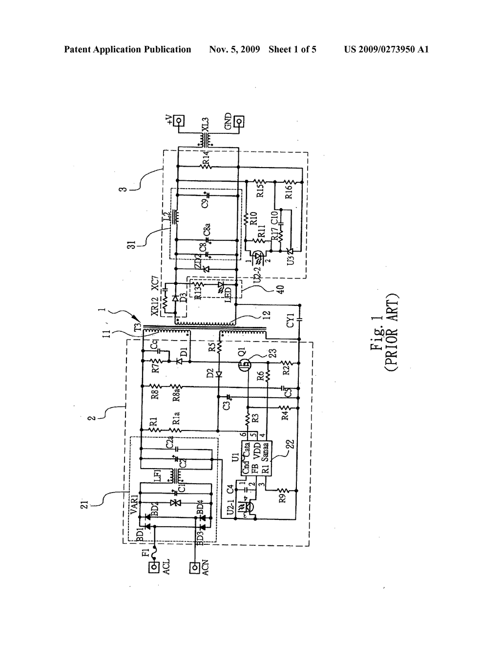 Power-saving device for power supply - diagram, schematic, and image 02