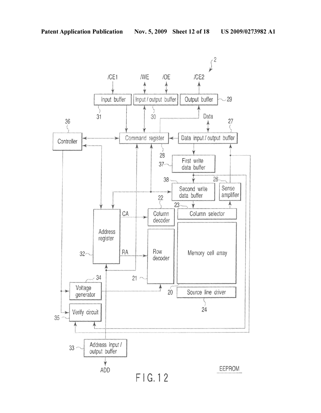 SEMICONDUCTOR MEMORY DEVICE, SEMICONDUCTOR DEVICE, AND DATA WRITE METHOD - diagram, schematic, and image 13