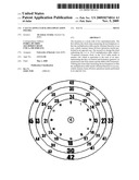 Calculating clock (multiplication figure) diagram and image