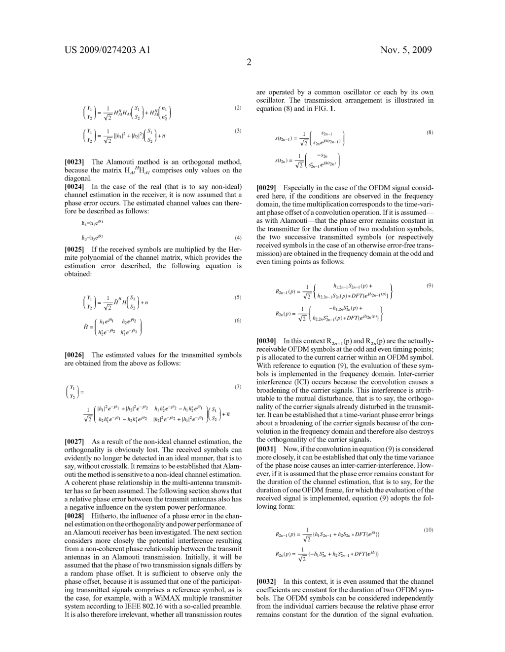 Measuring Method and Device for Evaluating an OFDM-Multi-Antenna Transmitter - diagram, schematic, and image 10