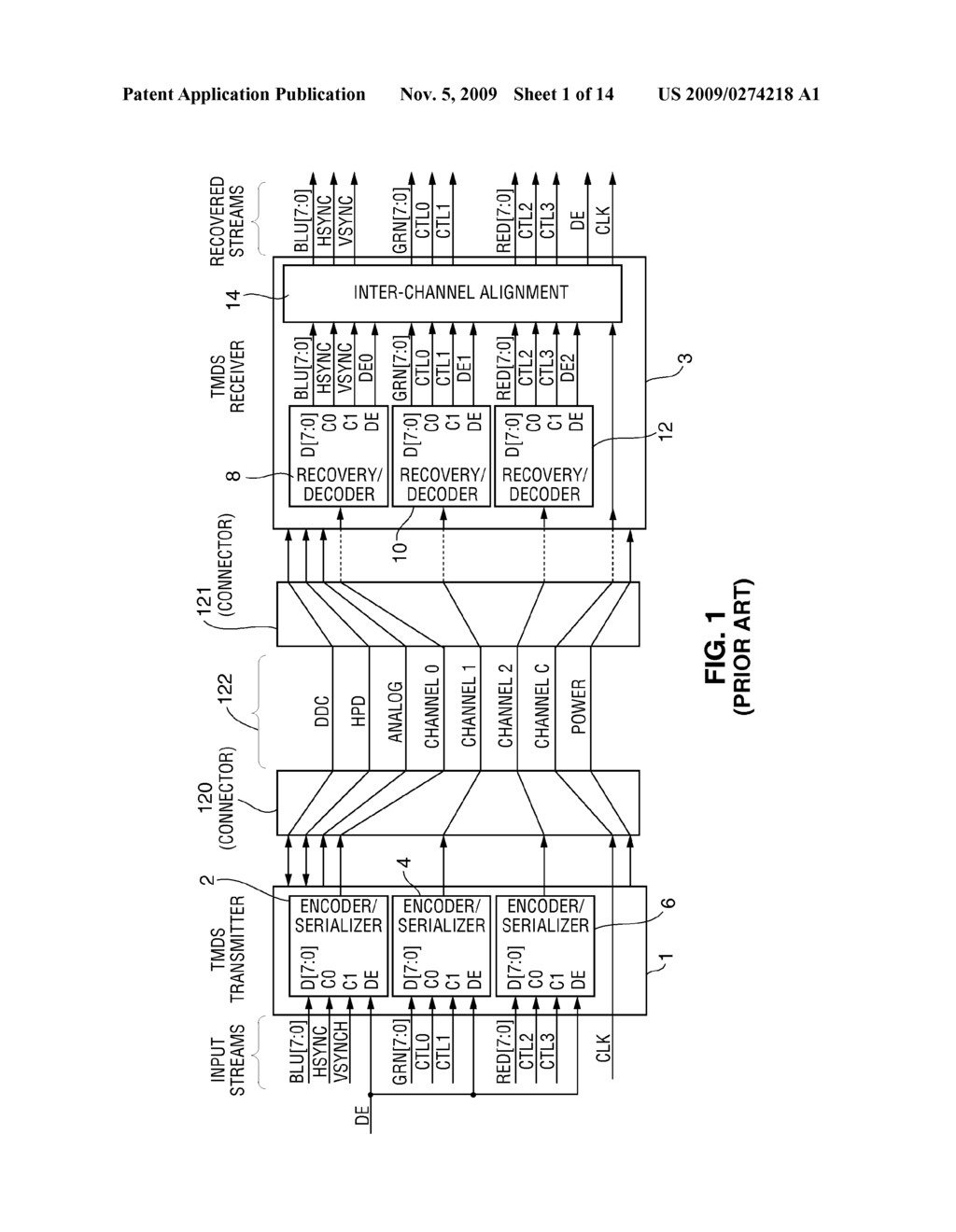 Method and System for Transmitting or Receiving N-Bit Video Data over a Serial Link - diagram, schematic, and image 02