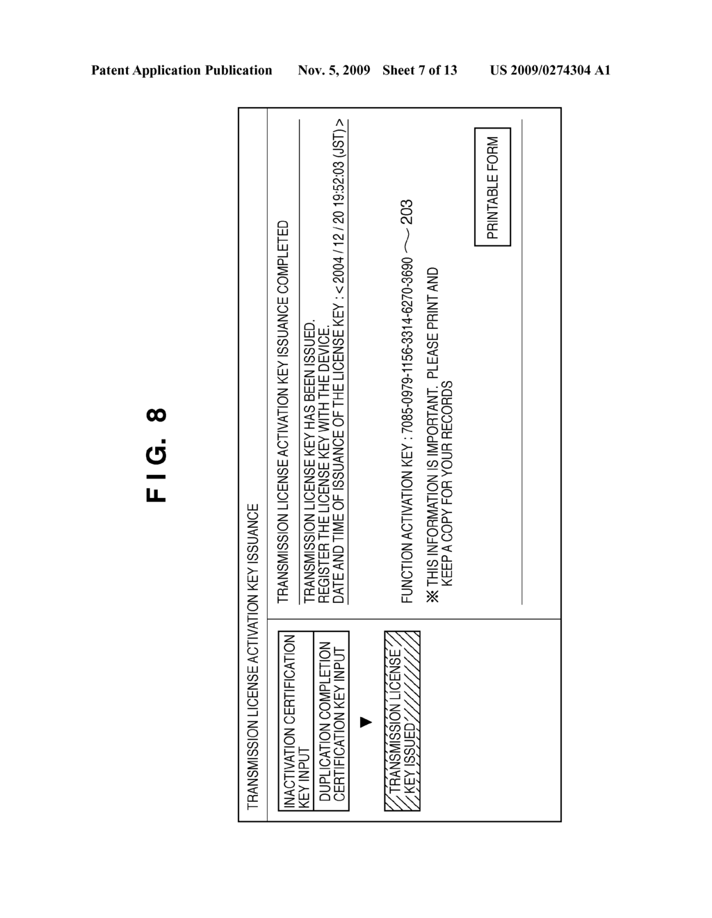 LICENSE MANAGEMENT APPARATUS AND METHOD AND LICENSE MANAGEMENT SYSTEM - diagram, schematic, and image 08