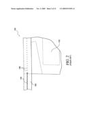 Adhesive closure strip for bulk material product bag diagram and image