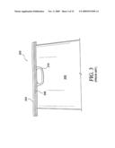 Adhesive closure strip for bulk material product bag diagram and image