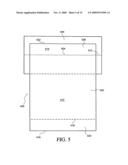 Adhesive closure strip for bulk material product bag diagram and image