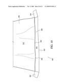 Adhesive closure strip for bulk material product bag diagram and image