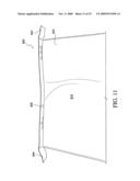 Adhesive closure strip for bulk material product bag diagram and image