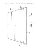 Adhesive closure strip for bulk material product bag diagram and image