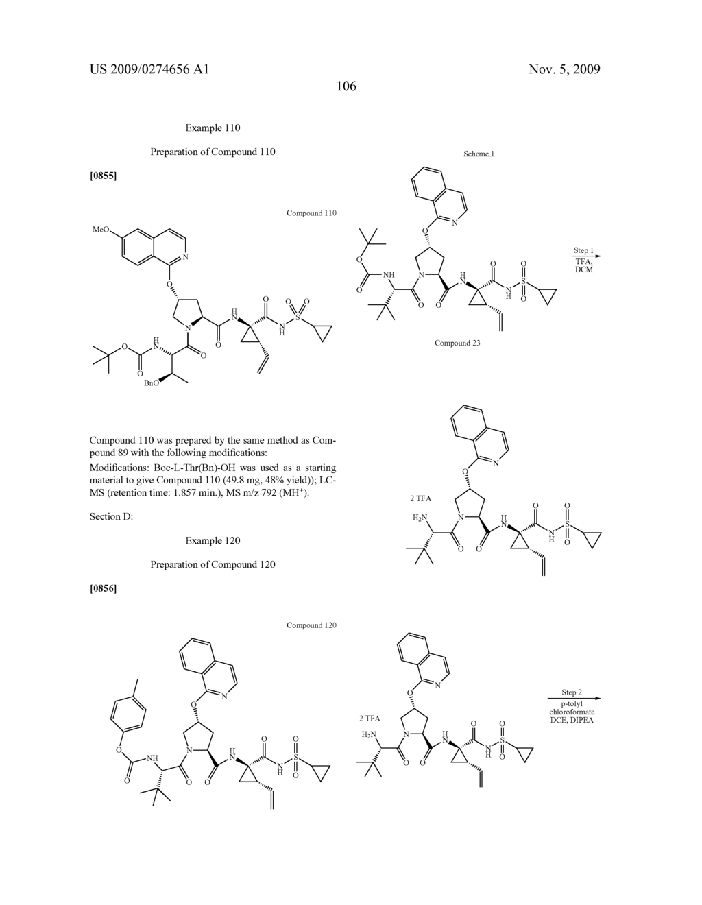 HEPATITIS C VIRUS INHIBITORS - diagram, schematic, and image 107