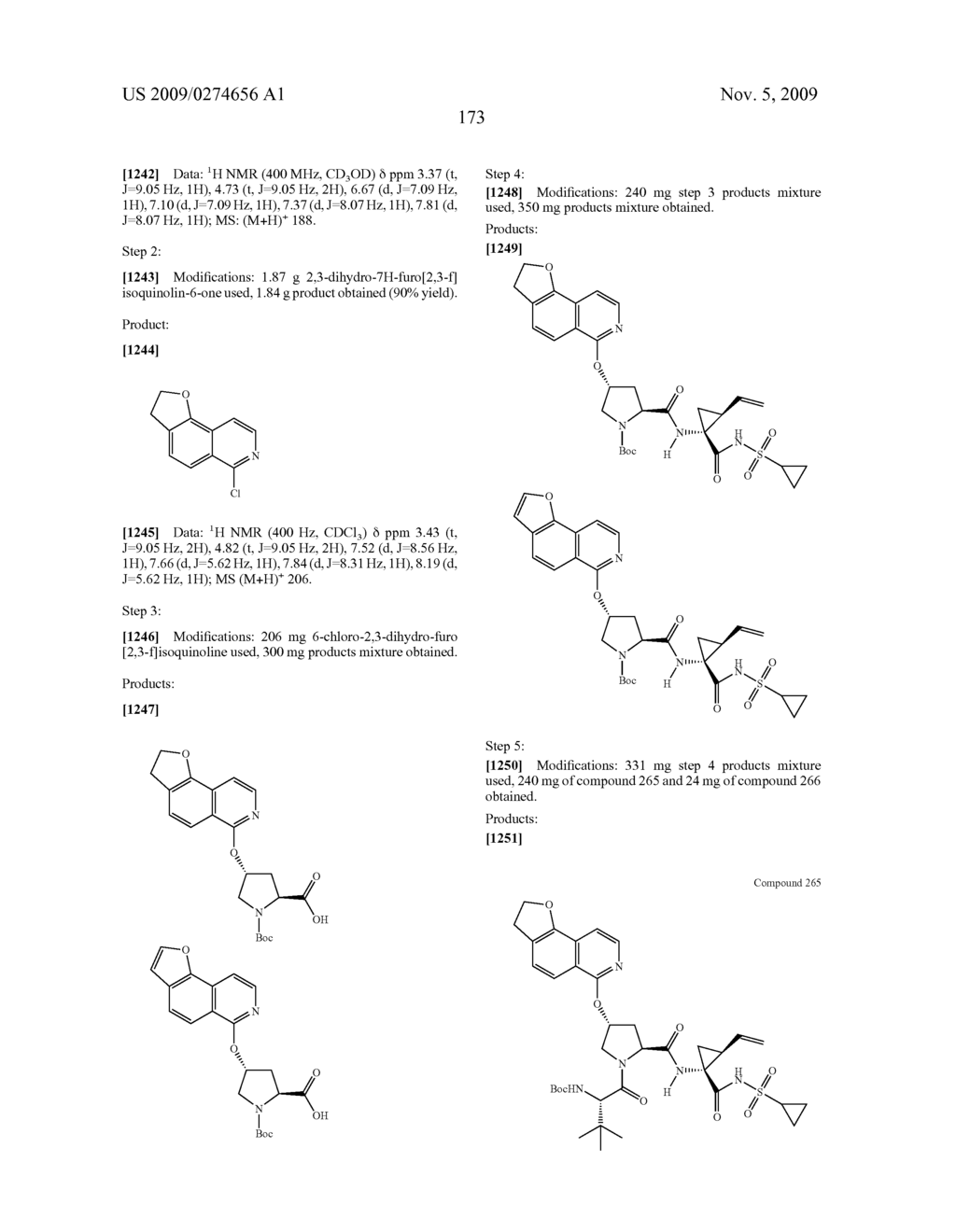 HEPATITIS C VIRUS INHIBITORS - diagram, schematic, and image 174