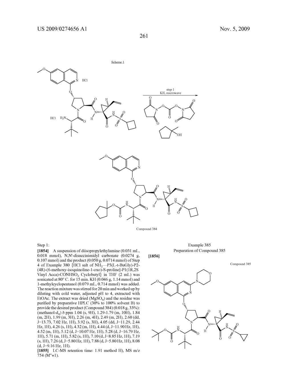 HEPATITIS C VIRUS INHIBITORS - diagram, schematic, and image 262