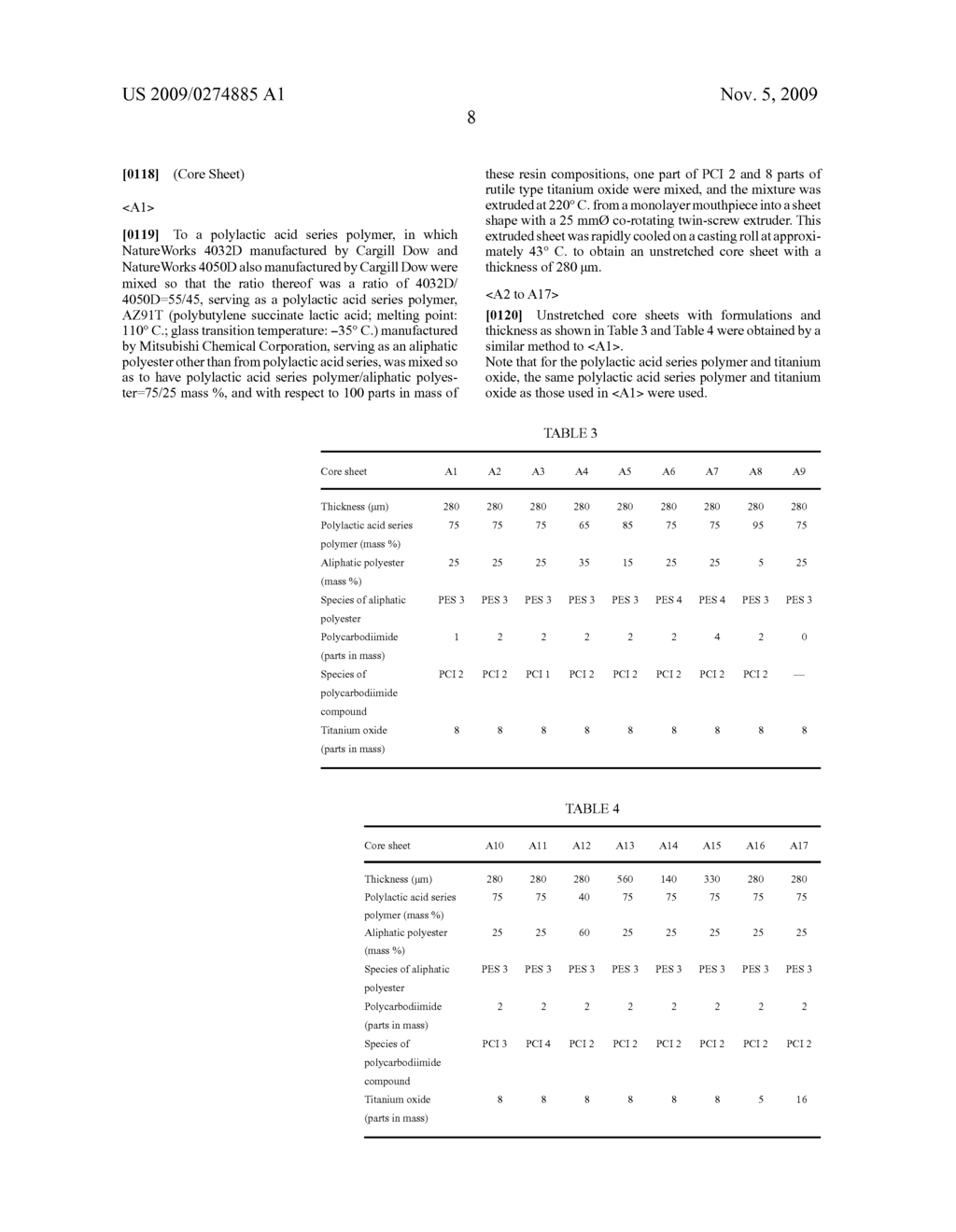 POLYACTIC ACID-BASED CARD MATERIAL AND CARD - diagram, schematic, and image 09