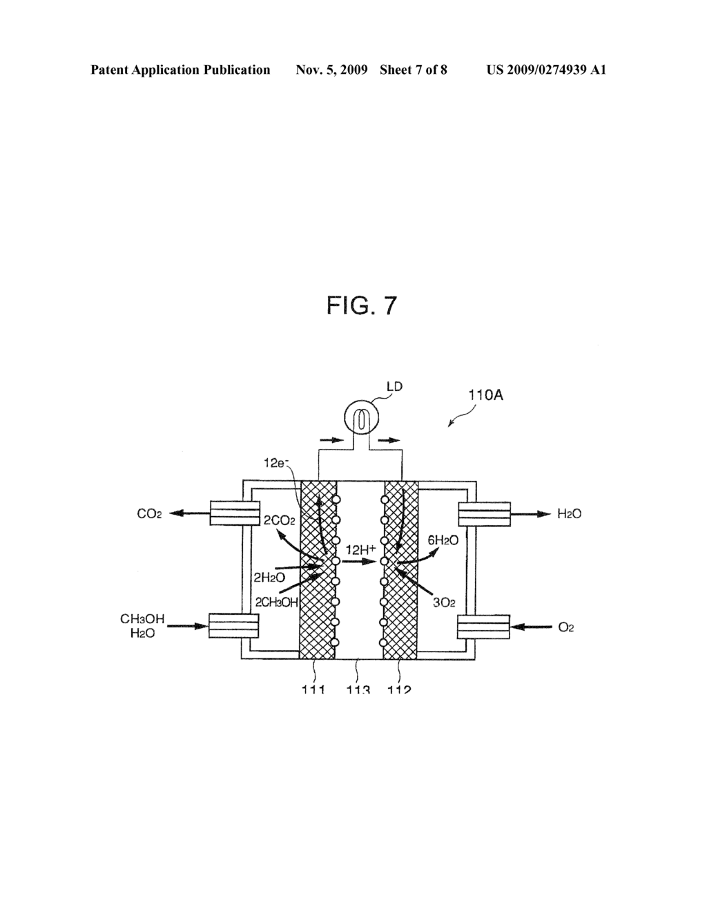 FUEL CELL SYSTEM, FUEL CELL SYSTEM DRIVE METHOD AND FUEL CONTAINER FOR POWER GENERATION - diagram, schematic, and image 08