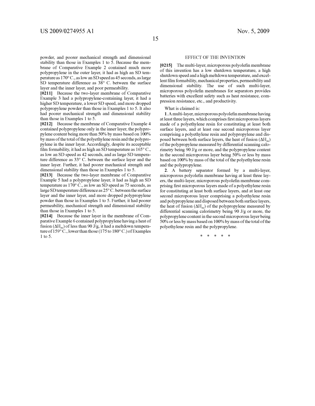 MULTI-LAYER MICROPOROUS POLYOLEFIN MEMBRANE AND BATTERY SEPARATOR - diagram, schematic, and image 17