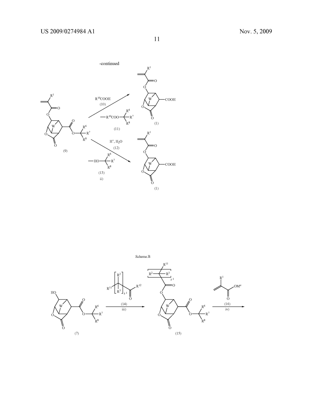 CARBOXYL-CONTAINING LACTONE COMPOUND, POLYMER, RESIST COMPOSITION, AND PATTERNING PROCESS - diagram, schematic, and image 12