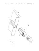 POWERED LATCHING MECHANISM FOR A MODULE diagram and image