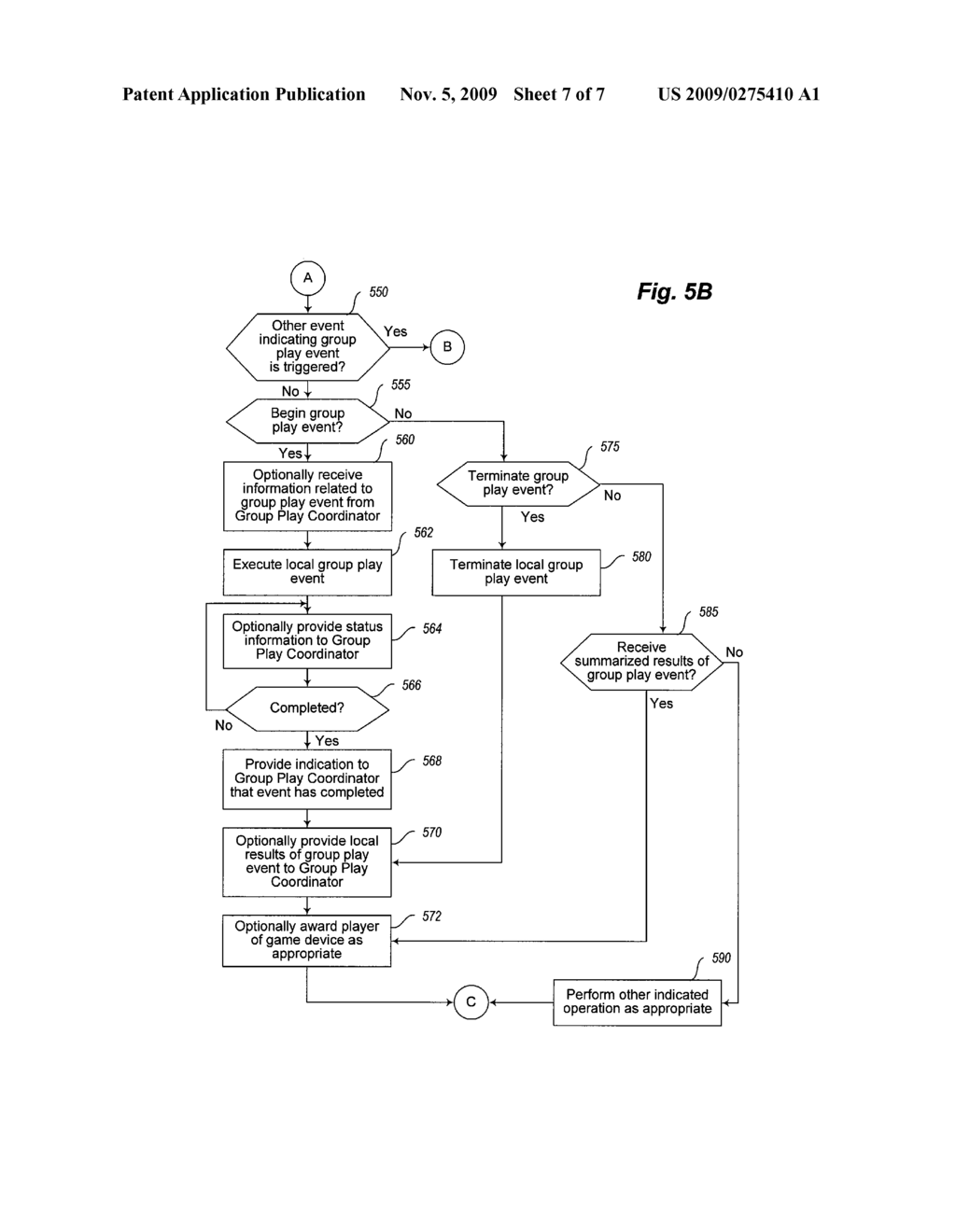 FACILITATING GROUP PLAY WITH MULTIPLE GAME DEVICES - diagram, schematic, and image 08