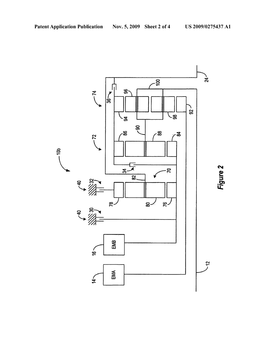 ELECTRIC VARIABLE TRANSMISSION FOR HYBRID ELECTRIC VEHICLES WITH TWO FORWARD MODES AND FOUR FIXED GEARS - diagram, schematic, and image 03