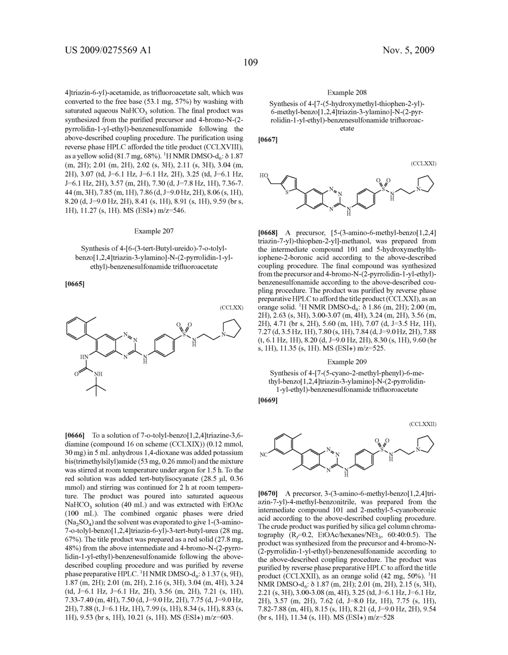 Benzotriazine Inhibitors of Kinases - diagram, schematic, and image 110