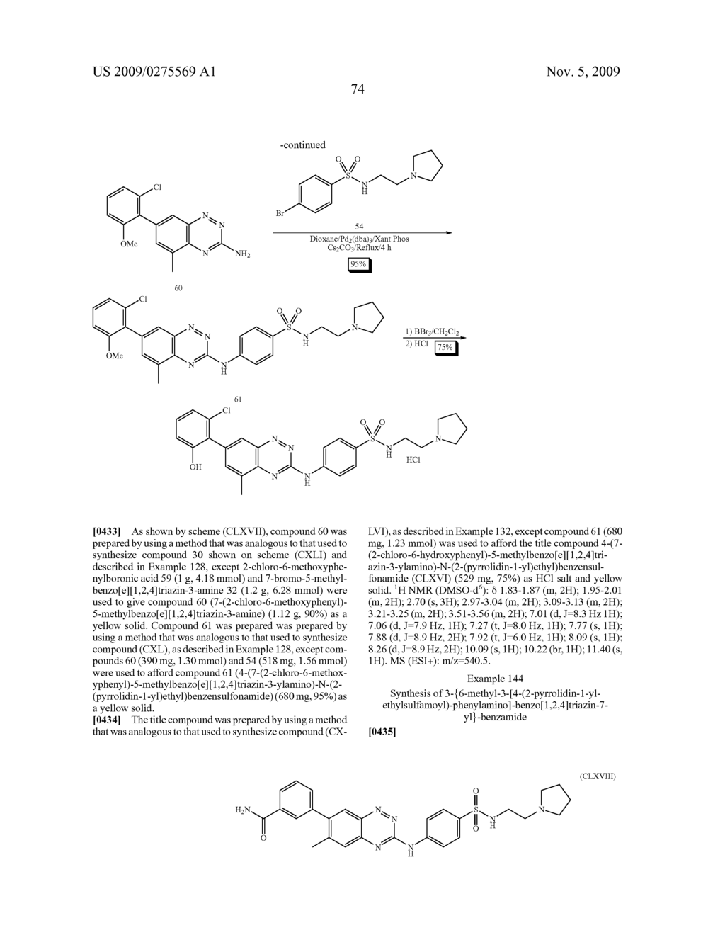 Benzotriazine Inhibitors of Kinases - diagram, schematic, and image 75