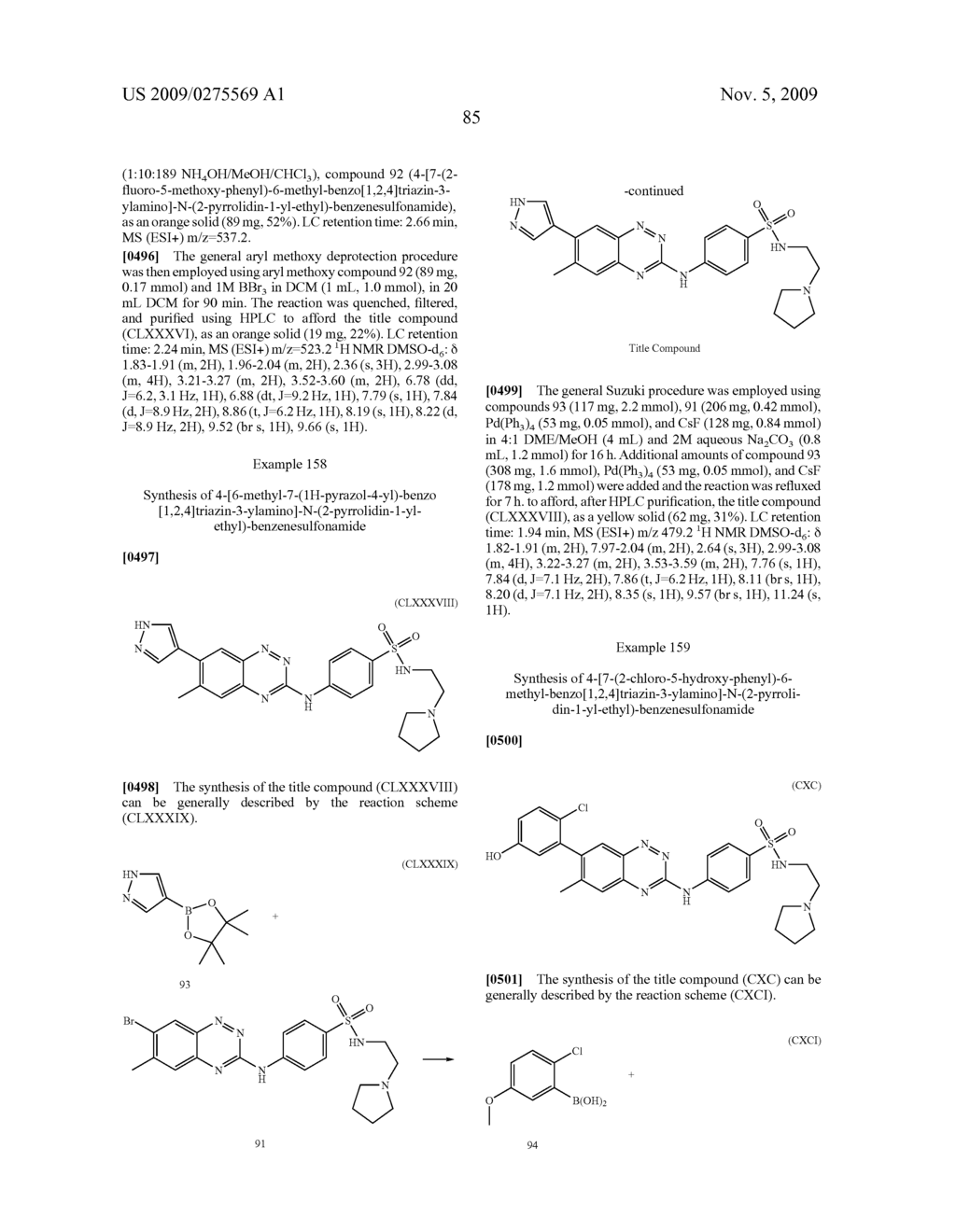 Benzotriazine Inhibitors of Kinases - diagram, schematic, and image 86