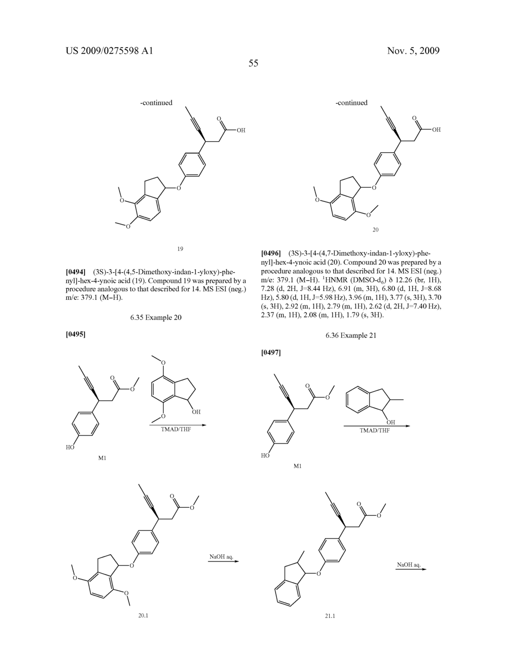 Conformationally constrained 3-(4-hydroxy-phenyl)-substituted-propanoic acids useful for treating metabolic disorders - diagram, schematic, and image 56