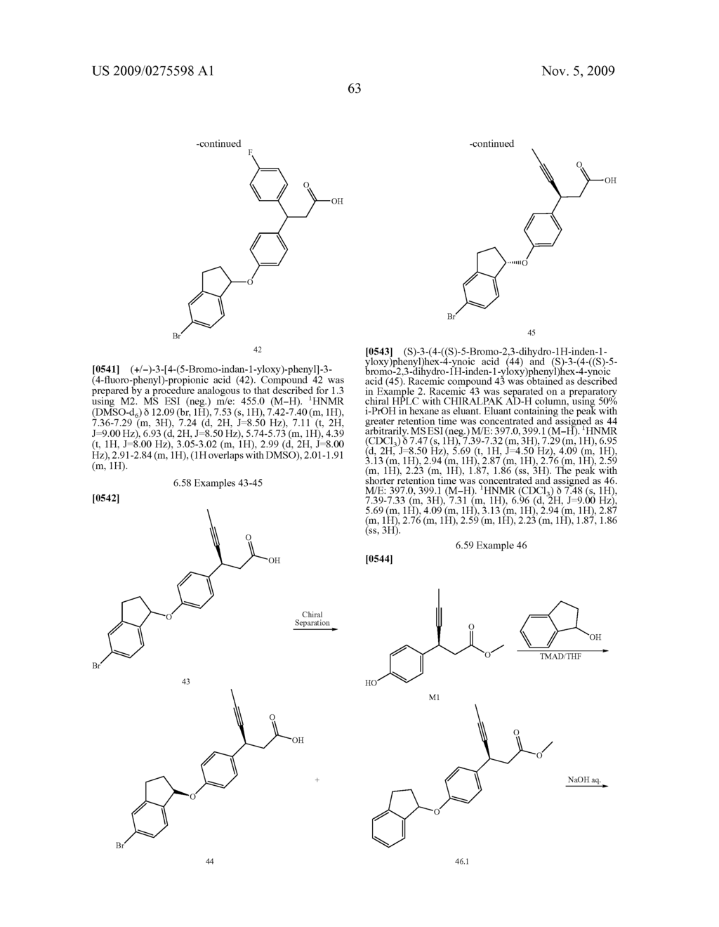 Conformationally constrained 3-(4-hydroxy-phenyl)-substituted-propanoic acids useful for treating metabolic disorders - diagram, schematic, and image 64