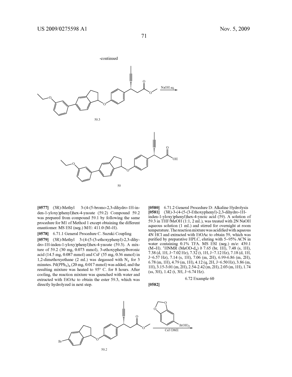 Conformationally constrained 3-(4-hydroxy-phenyl)-substituted-propanoic acids useful for treating metabolic disorders - diagram, schematic, and image 72