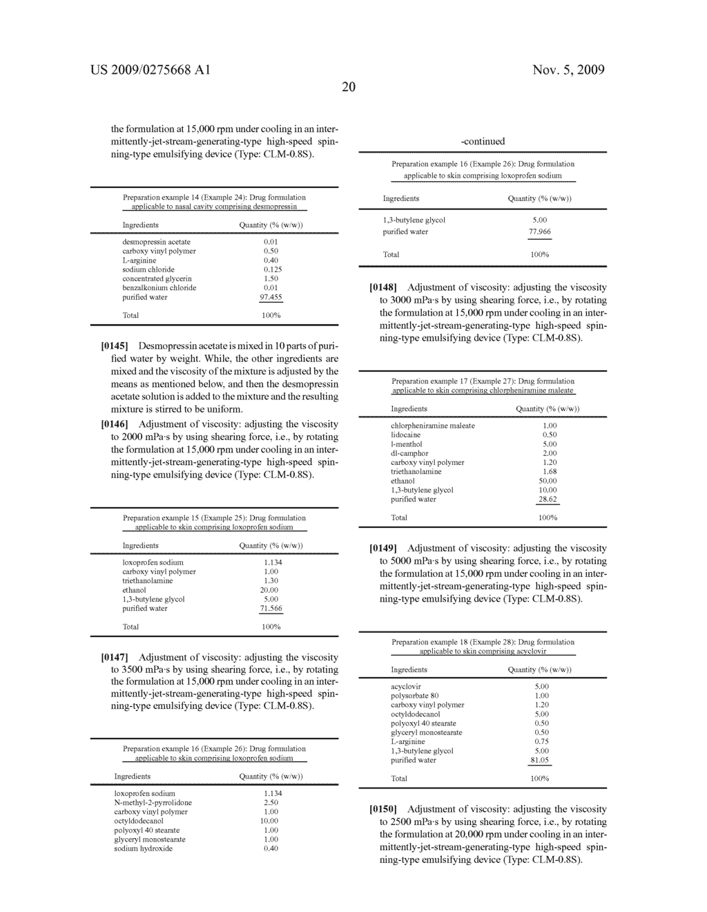 Sprayable Gel-Type Skin/Mucosa-Adhesive Preparation and Administration System Using the Preparation - diagram, schematic, and image 30