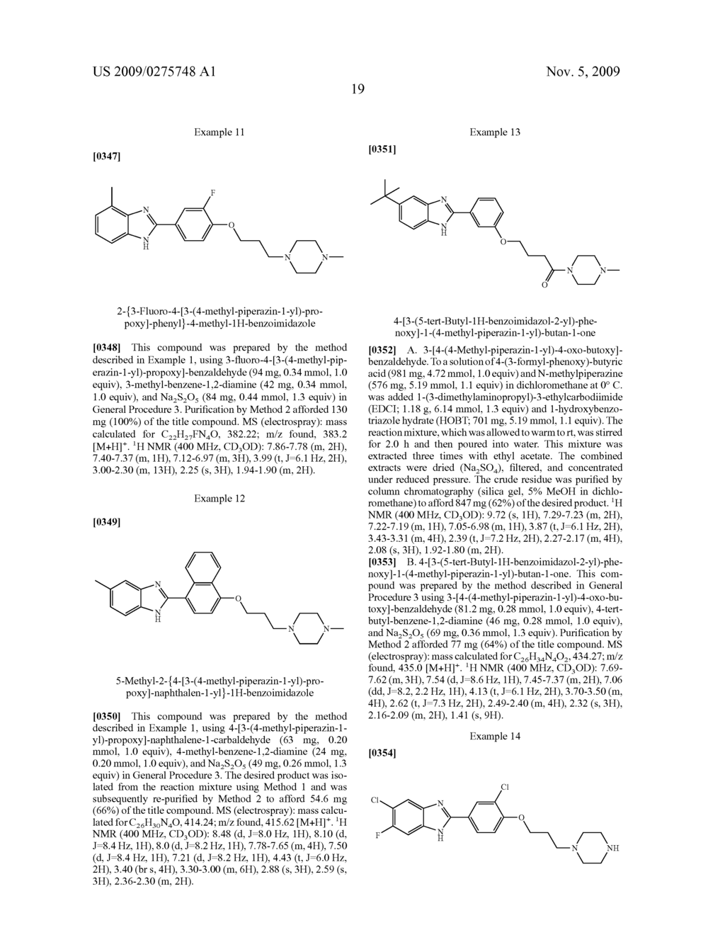 Benzoimidazole compounds - diagram, schematic, and image 20