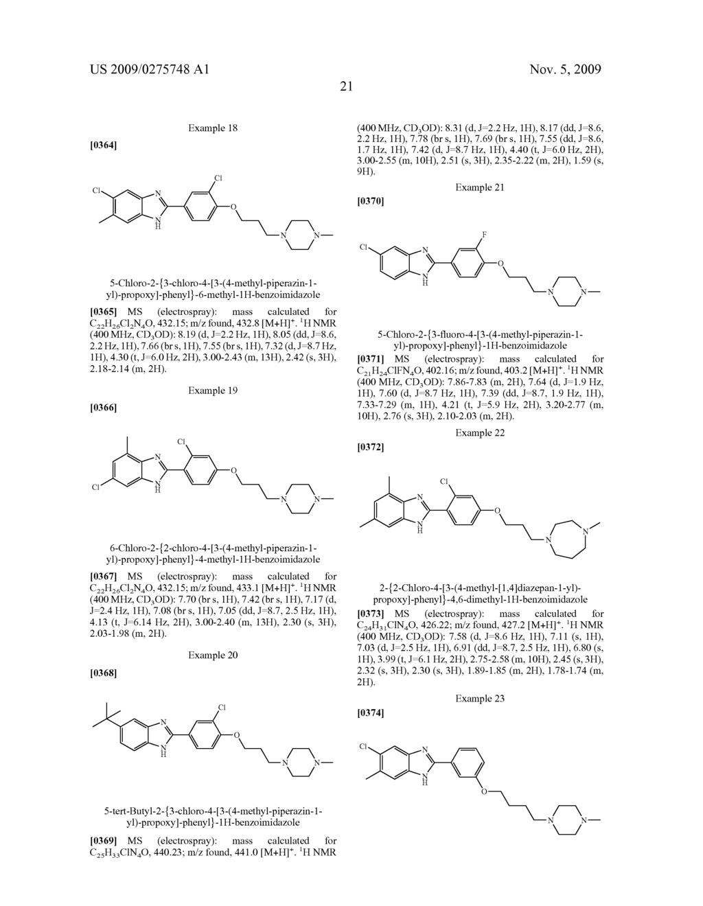 Benzoimidazole compounds - diagram, schematic, and image 22