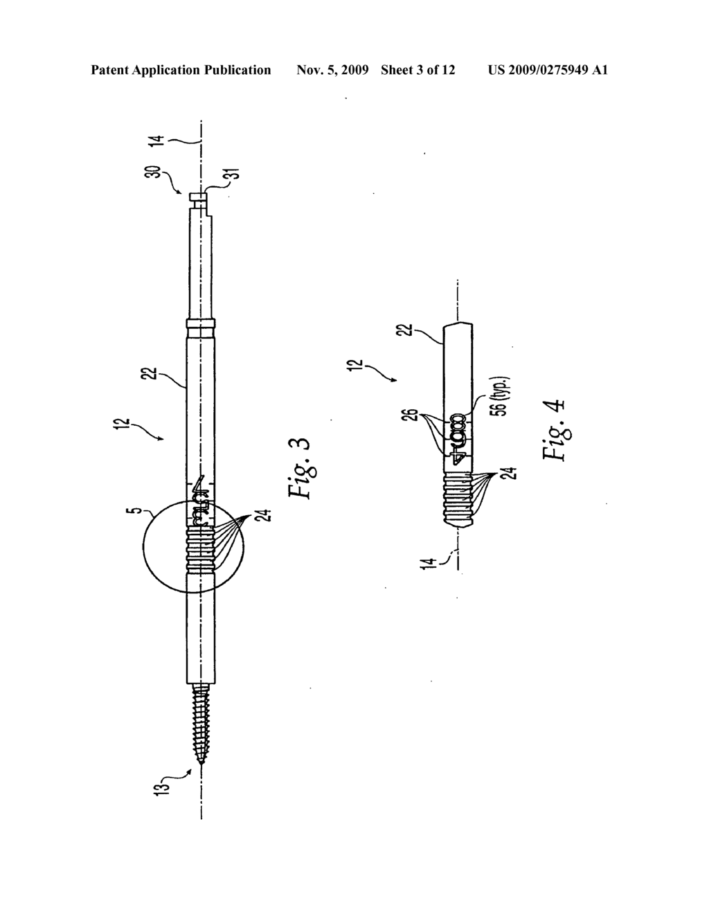 ADJUSTABLE LENGTH TAP AND METHOD FOR DRILLING AND TAPPING A BORE IN BONE - diagram, schematic, and image 04