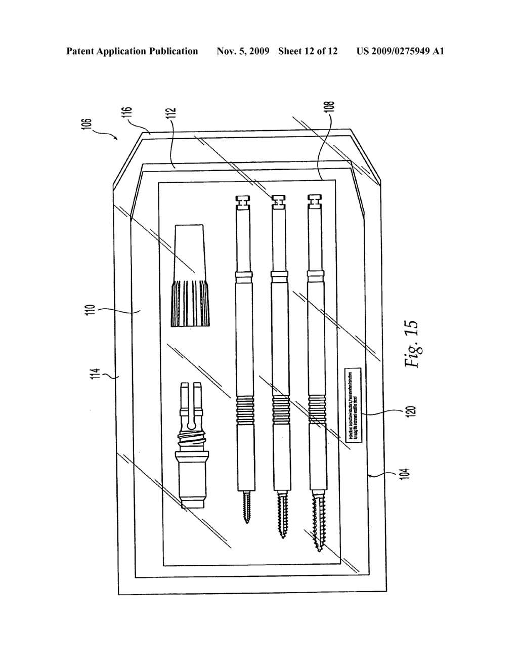 ADJUSTABLE LENGTH TAP AND METHOD FOR DRILLING AND TAPPING A BORE IN BONE - diagram, schematic, and image 13