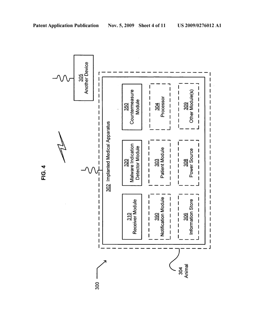 Secure operation of implanted device - diagram, schematic, and image 05