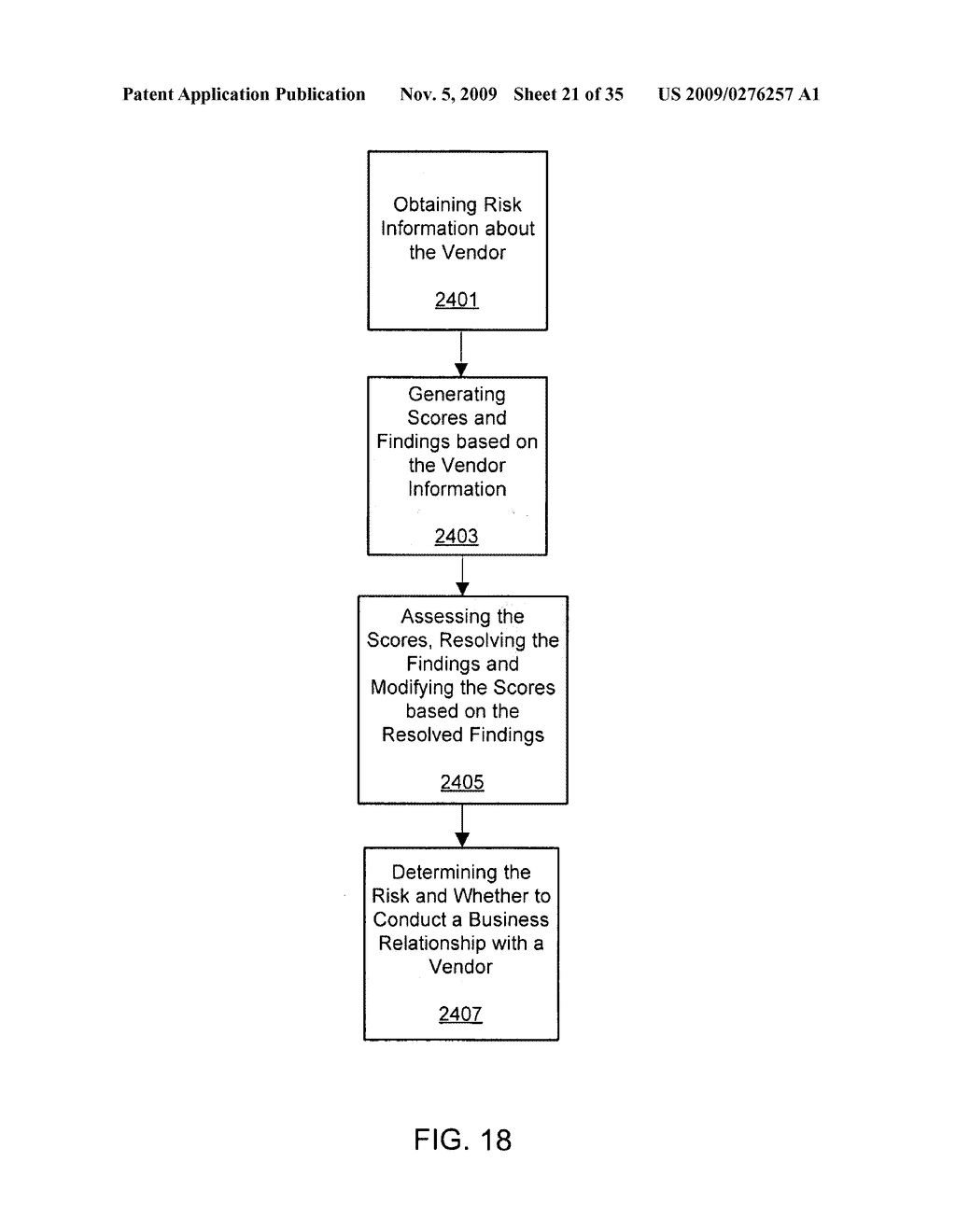 System and Method for Determining and Managing Risk Associated with a Business Relationship Between an Organization and a Third Party Supplier - diagram, schematic, and image 22