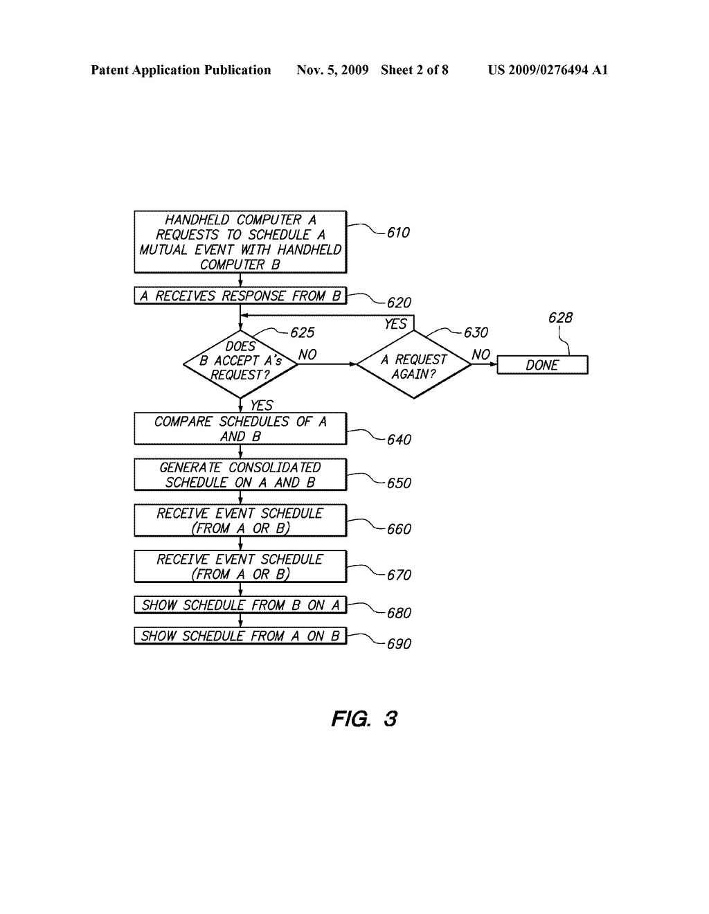 MUTUAL SCHEDULING OF EVENTS ON HANDHELD COMPUTERS - diagram, schematic, and image 03