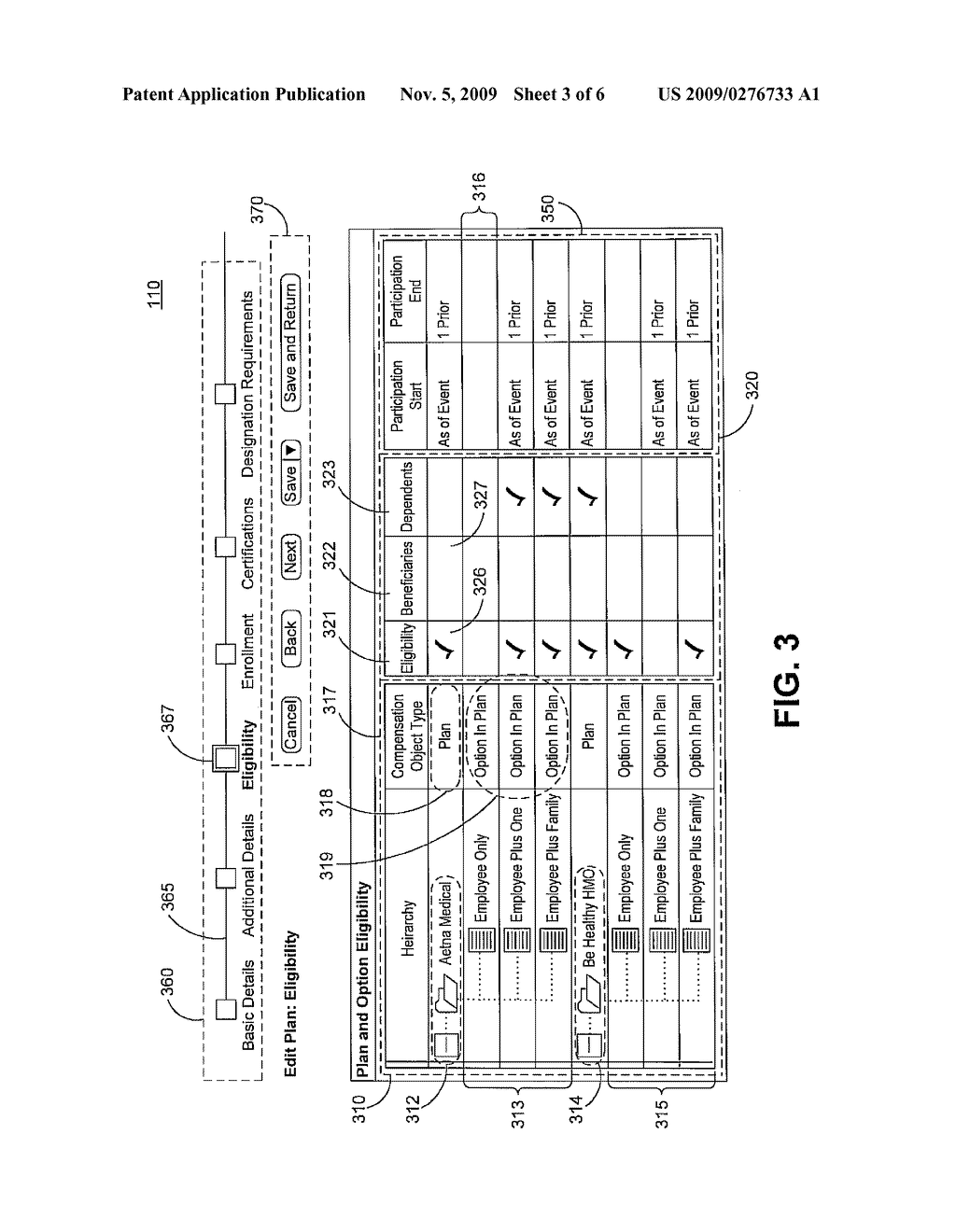 METHOD, SYSTEM, AND GRAPHICAL USER INTERFACE FOR PRESENTING AN INTERACTIVE HIERARCHY AND INDICATING ENTRY OF INFORMATION THEREIN - diagram, schematic, and image 04