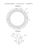 METHOD OF PRODUCING COIL MADE UP OF RECTANGULAR WAVE-SHAPED WINDINGS diagram and image