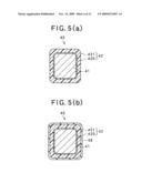 METHOD OF PRODUCING COIL MADE UP OF RECTANGULAR WAVE-SHAPED WINDINGS diagram and image