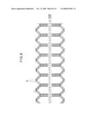 METHOD OF PRODUCING COIL MADE UP OF RECTANGULAR WAVE-SHAPED WINDINGS diagram and image