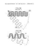 METHOD OF PRODUCING COIL MADE UP OF RECTANGULAR WAVE-SHAPED WINDINGS diagram and image