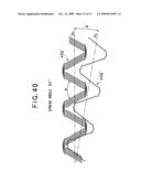 METHOD OF PRODUCING COIL MADE UP OF RECTANGULAR WAVE-SHAPED WINDINGS diagram and image