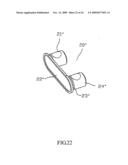 Fastener that is combined with and detached from a name plate and a hanging strap easily and quickly diagram and image