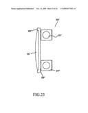 Fastener that is combined with and detached from a name plate and a hanging strap easily and quickly diagram and image