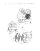 Multiple self watering container system diagram and image