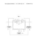 APPARATUS FOR MEASURING PRESSURE USING ACOUSTIC IMPEDANCE VARIATION diagram and image